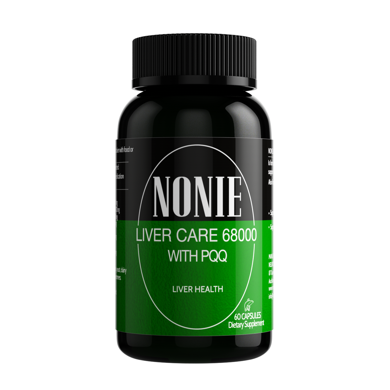 NONIE LIVER CLEANSE 68000 WITH PQQ 60 Capsules nonie