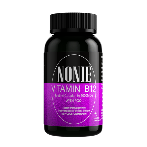 NONIE VITAMIN B12(MethyCobalamin)5000MCG WITH PQQ 60 capsules